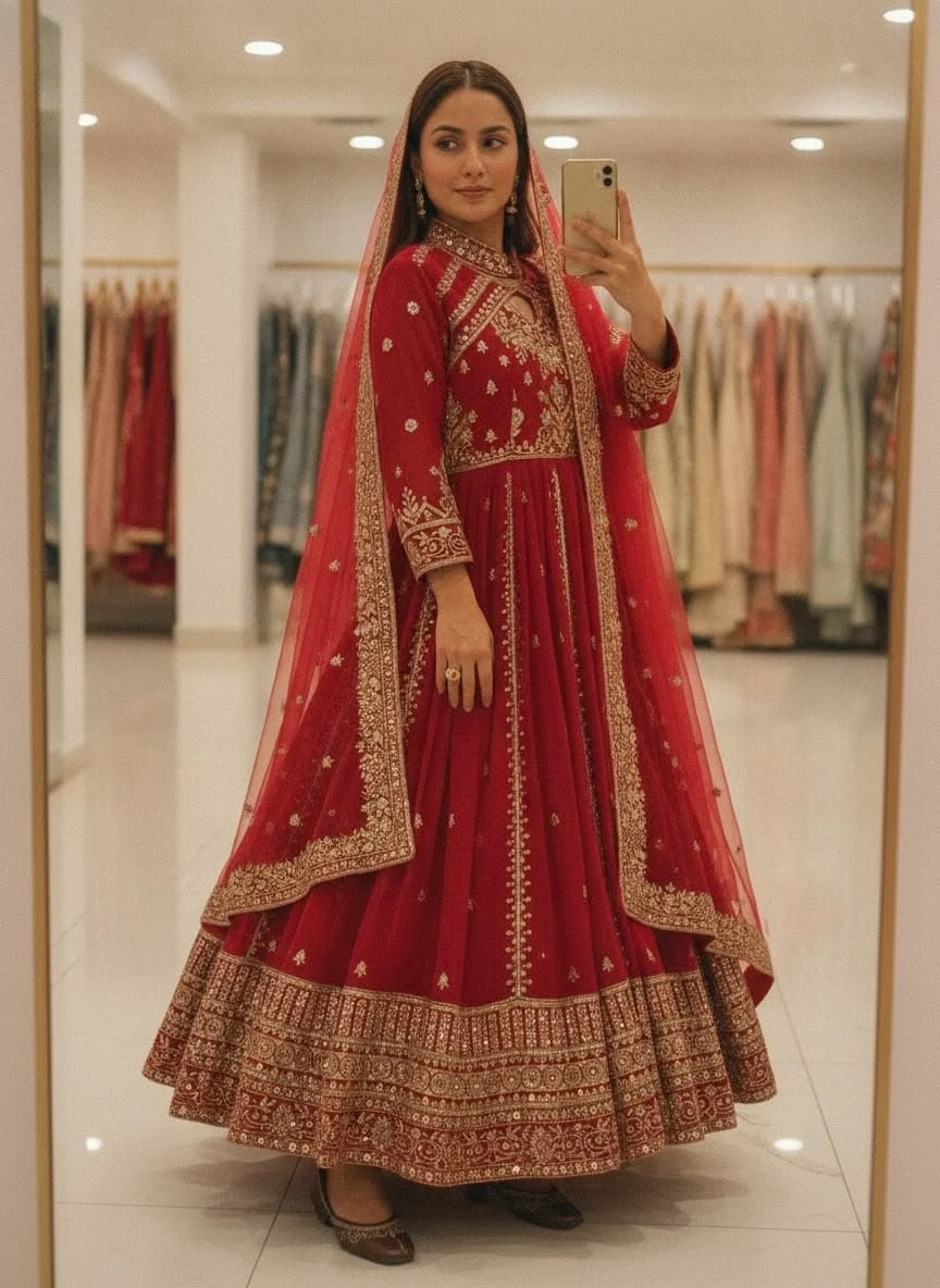 Majestic Charm Designer Wardrobe With This Newly Launched Anarkali Gown Set